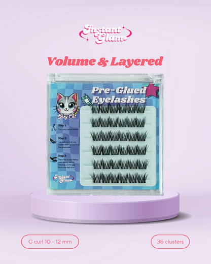Sexy Cat Pre-Glued Lashes