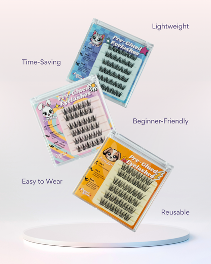 Animal Cuteness Starter Kit – 3 Styles + Tweezer